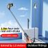 RTAKO Q052 1.8m Ultra-Wide Angle Selfie Stick (With Bluetooth Remote) - Black